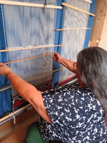 Arlene weaving